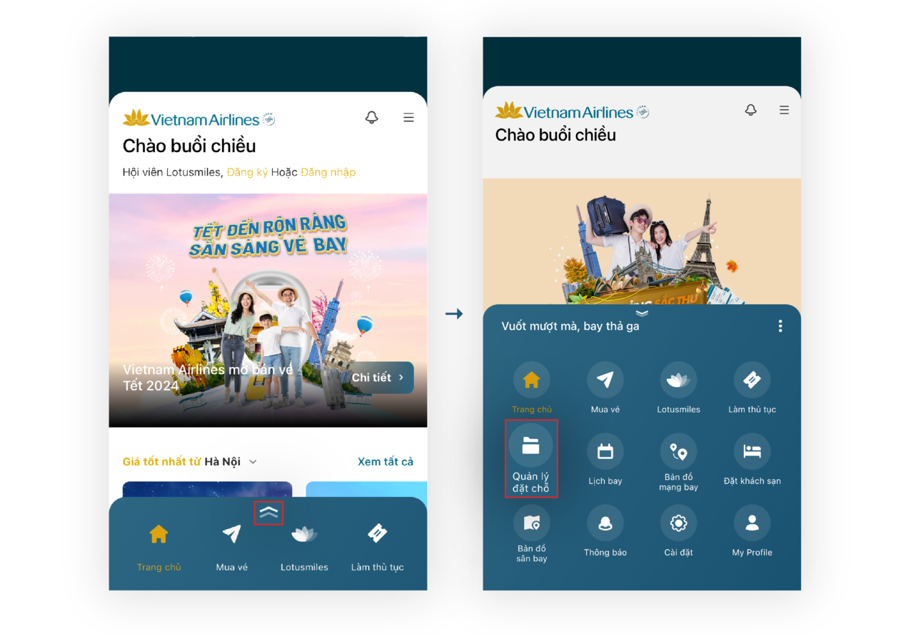 Giữ giá tốt trên app bước 3.1.