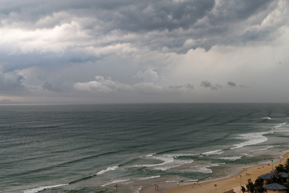 Da Nang in cloudy day