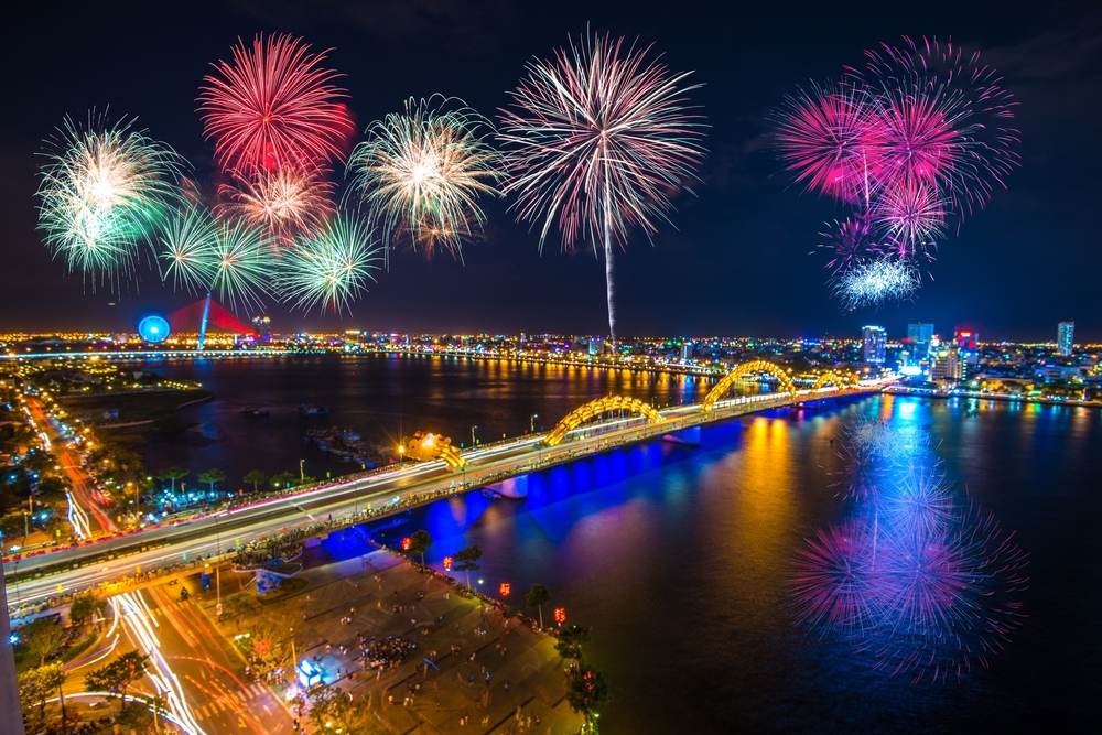 Fireworks display in Da Nang