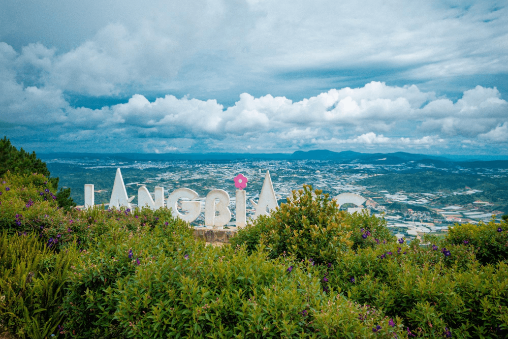 Từ đỉnh Langbiang, bạn có thể ngắm nhìn toàn cảnh thành phố 